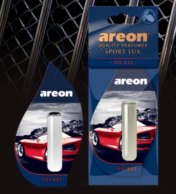 Ароматизатор подвесной гелевый с капсулой Areon LUX SPORT LIQUID Nickel (Никель), 5 мл Ароматизатор подвесной гелевый с капсулой Areon LUX SPORT LIQUID Nickel (Никель), 5 мл