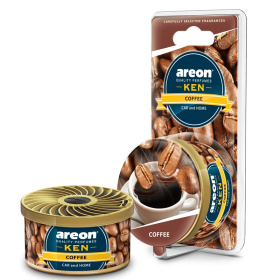 Ароматизатор банка жестяная Areon KEN "Coffee" (Кофе) Ароматизатор банка жестяная Areon KEN "Coffee" (Кофе)