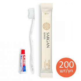 Зубной набор Grass «Sargan» флоу-пак, 200 шт/уп Зубной набор Grass «Sargan» флоу-пак, 200 шт/уп