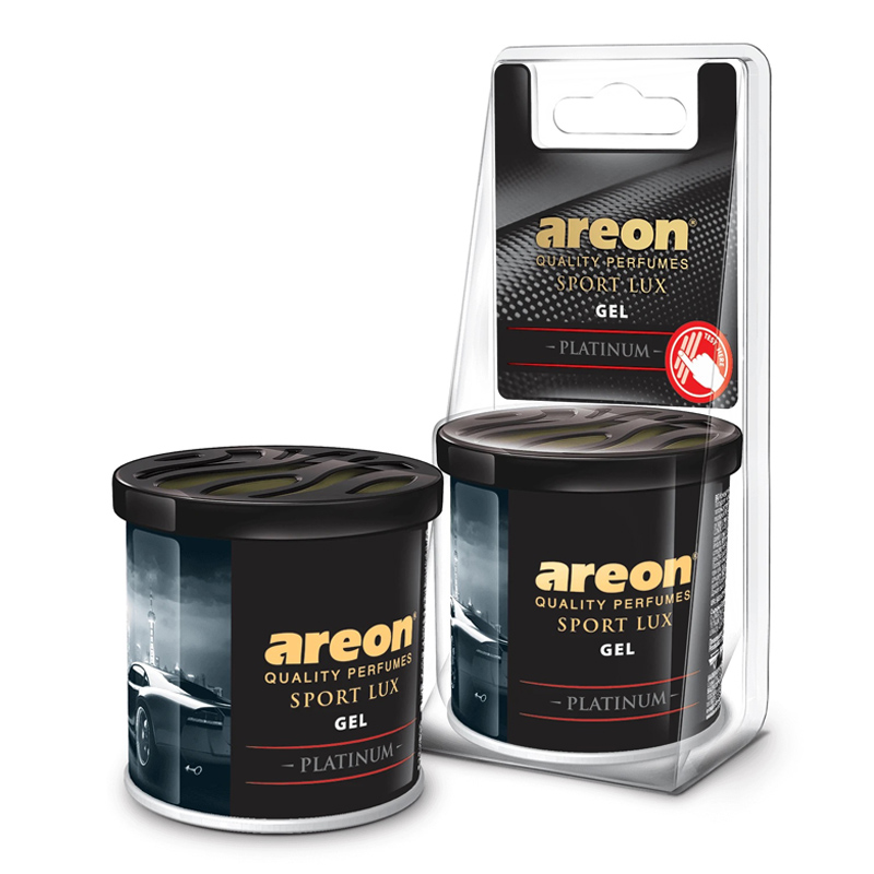 Ароматизатор банка гелевая Areon CAN SPORT LUX Platinum (Платина) Ароматизатор банка гелевая Areon CAN SPORT LUX Platinum (Платина)