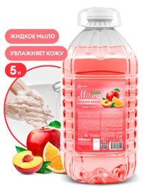 Жидкое мыло "Milana эконом" (Fresh Fruits) ПЭТ 5кг. Жидкое мыло "Milana эконом" (Fresh Fruits) ПЭТ 5кг.