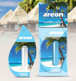 Ароматизатор подвесной с гелевой капсулой Areon LIQUID Summer Dream (Летняя Мечта) 5мл. Ароматизатор подвесной с гелевой капсулой Areon LIQUID Summer Dream (Летняя Мечта) 5мл.