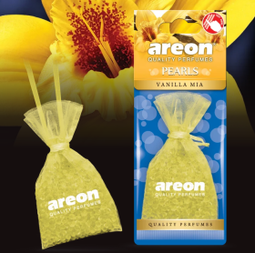 Ароматизатор подвесной мешочек с гранулами Areon PEARLS Vanilla MIA (Ванила МИА) 31гр. Ароматизатор подвесной мешочек с гранулами Areon PEARLS Vanilla MIA (Ванила МИА) 31гр.