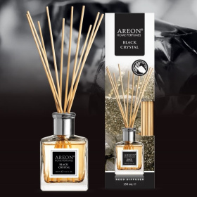Ароматизатор для дома Areon STICKS Black Crystal (Черный кристал), 150 мл 