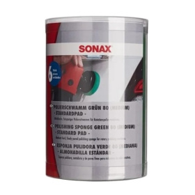 Полировочный круг зеленый SONAX ProfiLine 80 (средний) комплект 6 штук