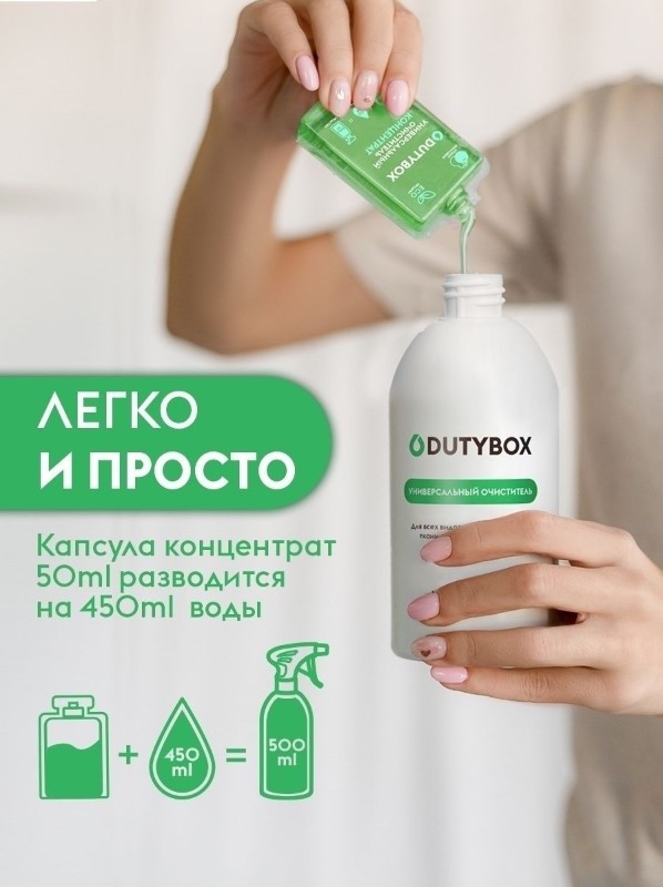 Универсальный очиститель любых поверхностей концентрат DutyBox INTERIOR (Universal Cleaner), 50 мл