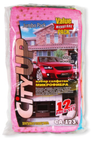 Набор салфеток из микрофибры, Jumbo Pack 35х40 (упак. 12 шт.) Набор салфеток из микрофибры, Jumbo Pack 35х40 (упак. 12 шт.)