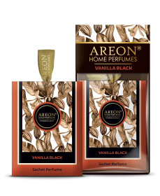 Ароматизатор подвесной саше Areon HOME SACHET PREMIUM Vanilla Black (Ванила Блэк)