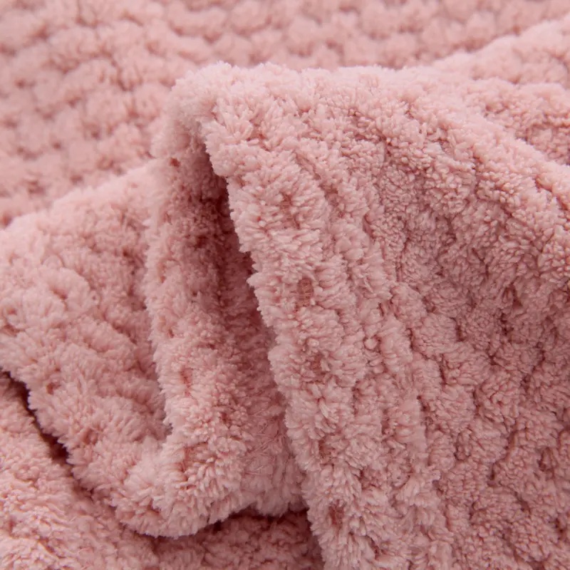 Волнистое полотенце с лентами голубое Tidy, 35х75см