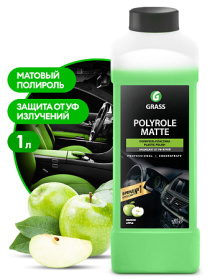 Полироль-очиститель пластика матовый "Polyrole Matte" яблоко (канистра 1 л) Полироль-очиститель пластика матовый "Polyrole Matte" яблоко (канистра 1 л)
