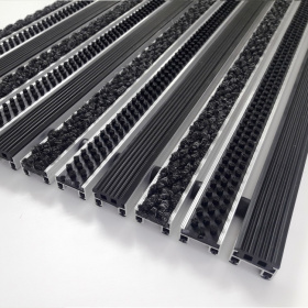 Статус плюс, алюминиевый профиль: резина/щетка, 1/1, h=20 мм