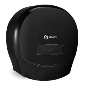 картинка пластиковый диспенсер ручной для туалетной бумаги черный Пластиковый диспенсер ручной для туалетной бумаги черный