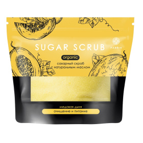 Скраб сахарный для тела с натуральным маслом "Медовая дыня", 650 г