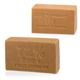 Мыло хозяйственное 72%, 200 г