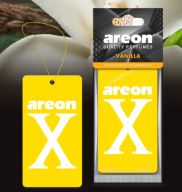 Ароматизатор воздуха картонный Areon X VERSION Limited желтый Vanilla (Ваниль) Ароматизатор воздуха картонный Areon X VERSION Limited желтый Vanilla (Ваниль)