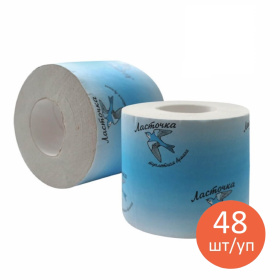 картинка туалетная бумага «ласточка», со втулкой 48шт/упаковка Туалетная бумага «Ласточка», со втулкой 48шт/упаковка