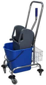 картинка тележка уборочная с корзиной 23л Тележка уборочная с корзиной 23л