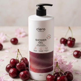 Гель для душа "Вишня" CLERO 1000 мл