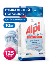 Синтетическое моющее средство порошкообразное "Alpi Expert White", 10 кг Синтетическое моющее средство порошкообразное "Alpi Expert White", 10 кг