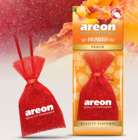 Ароматизатор подвесной мешочек с гранулами Areon PEARLS "Peach" (Персик) 31гр. Ароматизатор подвесной мешочек с гранулами Areon PEARLS "Peach" (Персик) 31гр.