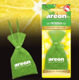 Ароматизатор подвесной мешочек с гранулами Areon PEARLS "Citrus Squash" (Цитрусовый Сквош) 31гр.
