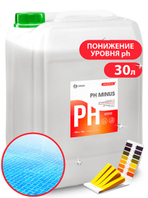 Grass Средство для регулирования pH воды «CRYSPOOL pH minus», 35кг