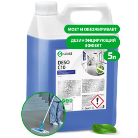 Cредство для чистки и дезинфекции Grass «Deso C10», 5 л Cредство для чистки и дезинфекции Grass «Deso C10», 5 л