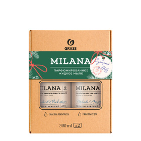 Набор подарочный Milana Amber & Black Vetiver 300 мл, Milana Patchouli & Grapefruit 300 мл Набор подарочный Milana Amber & Black Vetiver 300 мл, Milana Patchouli & Grapefruit 300 мл