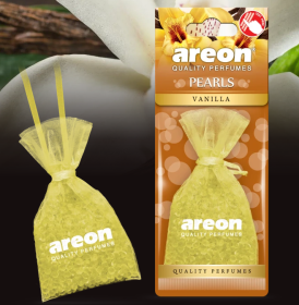 Ароматизатор подвесной мешочек с гранулами Areon PEARLS Vanilla (Ваниль) 31гр. Ароматизатор подвесной мешочек с гранулами Areon PEARLS Vanilla (Ваниль) 31гр.