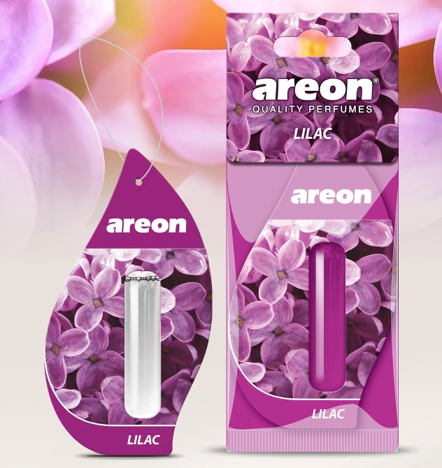 Ароматизатор подвесной с гелевой капсулой Areon LIQUID Lilac (Сирень) 5мл. купить по недорогой цене с оперативной доставкой в онлайн каталоге в городе Волжском и Волгограде - Интернет-магазин Grass Market