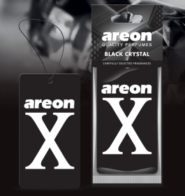 Ароматизатор воздуха картонный Areon X VERSION Limited черный Black Crystal (Черный Кристалл) Ароматизатор воздуха картонный Areon X VERSION Limited черный Black Crystal (Черный Кристалл)