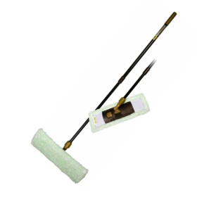 Швабра для пола с МОП-насадкой, 10х40-42 см CA-957