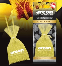 Ароматизатор подвесной мешочек с гранулами Areon PEARLS Vanilla Black (Ванила Блэк) 31гр. Ароматизатор подвесной мешочек с гранулами Areon PEARLS Vanilla Black (Ванила Блэк) 31гр.