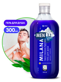 Гель для душа  Grass Milana MEN "Таинственная арктика" с маслом эвкалипта, 300 мл Гель для душа  Grass Milana MEN "Таинственная арктика" с маслом эвкалипта, 300 мл