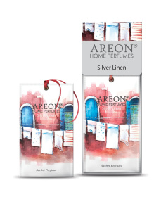 Ароматизатор подвесной саше Areon HOME SACHET Silver Linen (Серебряный Лён)
