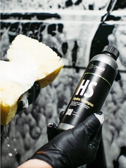 Шампунь вторая фаза Detail HS «Hydro Shampoo» с гидрофобным эффектом, 5 л