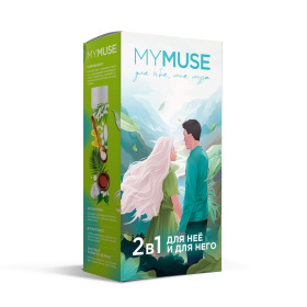Подарочный набор MY MUSE гель для душа и шампунь-бальзам от перхоти Подарочный набор MY MUSE гель для душа и шампунь-бальзам от перхоти