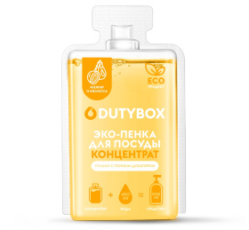 Эко-пенка для посуды концентрат DutyBox DISHES "Инжир и мелисса", 50 мл