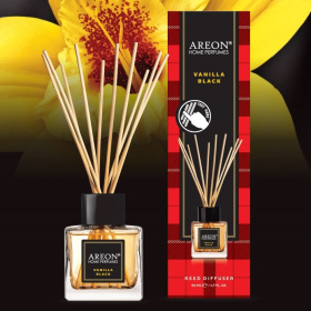 Ароматизатор для дома Areon STICKS TARTAN Vanilla Black (Ванила Блэк) 50 мл