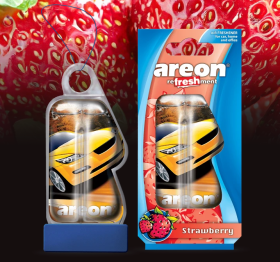 Ароматизатор подвесной гелевый Areon LIQUID Strawberry (Клубника) 8,5 мл Ароматизатор подвесной гелевый Areon LIQUID Strawberry (Клубника) 8,5 мл