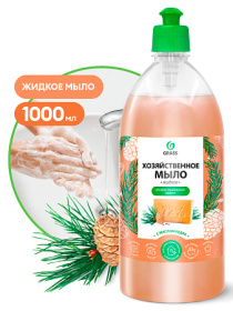 Мыло жидкое хозяйственное с маслом кедра Grass , 1 л