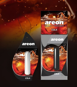 Ароматизатор подвесной с гелевой капсулой Areon LIQUID "Cola" (Кола) 5мл