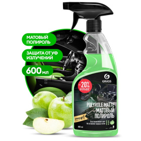 Полироль-очиститель пластика матовый "Polyrole Matte" яблоко (флакон 600 мл) Полироль-очиститель пластика матовый "Polyrole Matte" яблоко (флакон 600 мл)