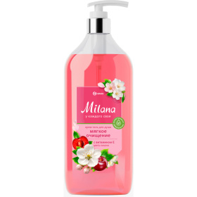 Гель для душа Milana "Цветы вишни" С ВИТАМИНОМ Е (флакон 750 мл) Гель для душа Milana "Цветы вишни" С ВИТАМИНОМ Е (флакон 750 мл)