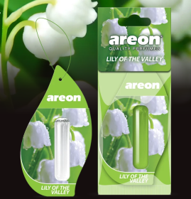 Ароматизатор подвесной с гелевой капсулой Areon LIQUID "Lily of the Valley" (Ландыш) 5мл