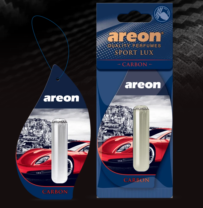 Ароматизатор подвесной гелевый с капсулой Areon LUX SPORT LIQUID "Carbon" (Карбон), 5 мл Ароматизатор подвесной гелевый с капсулой Areon LUX SPORT LIQUID "Carbon" (Карбон), 5 мл