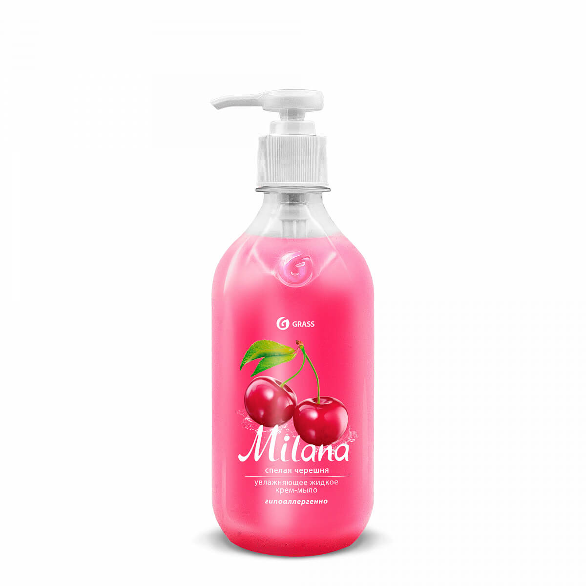 Grass Milana «Спелая черешня» жидкое крем-мыло, 0,5л Grass Milana «Спелая черешня» жидкое крем-мыло, 0,5л
