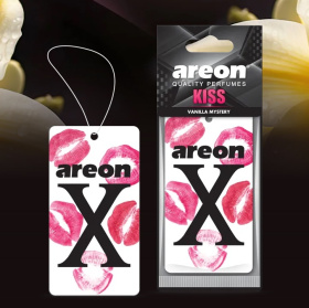 Ароматизатор воздуха картонный Areon X VERSION Limited белый Vanilla Mystery (Ванилла Мистери)