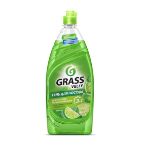Средство для мытья посуды Grass «Velly Premium» лайм и мята, 1 л