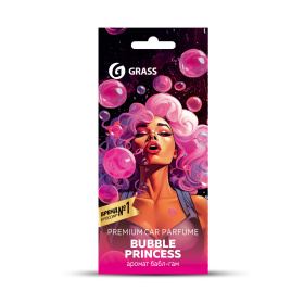 Ароматизатор воздуха картонный Grass "Bubble princess" Ароматизатор воздуха картонный Grass "Bubble princess"